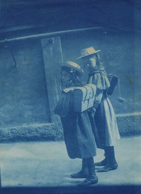 Bailey's daughters, Ethel and Sal, in Germany 