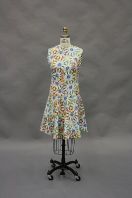 Dress, ILGWU with Colorful Floral