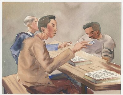 Playing Mahjong