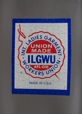 Puzzle Promoting the ILGWU Label