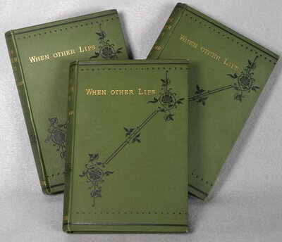 Three volume set for the title "When Other Lips"