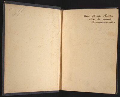 Inscription from Typee: A Peep at Polynesian Life
