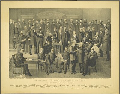 Prohibition Party Leaders of 1884