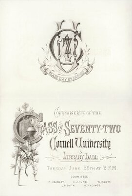 1872 Commencement document