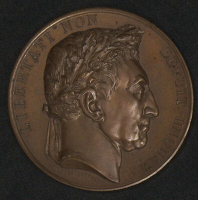 Medal Coined in Honor of Lafayette after his Death