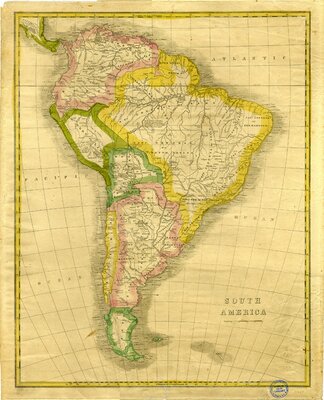 Map of South America