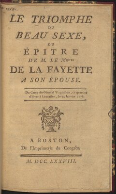 Le Triomphe du Beau Sexe