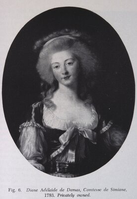 Portrait of “Diane de Damas d’Antigny, Comtesse de Simiane"