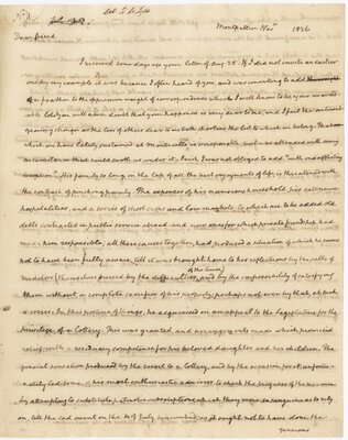 Letter to Lafayette