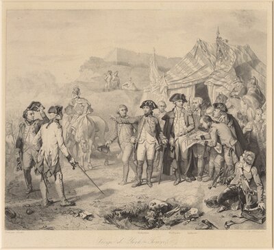 English Defeat at Yorktown (1781)