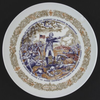 China Plates. "Lafayette Legacy" Collection