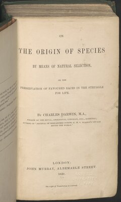 On the Origin of Species by Means of Natural Selection