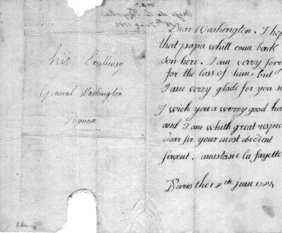 Letter to George Washington