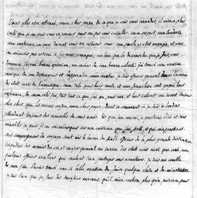 Letter to Lafayette's father-in-law, the duc d'Ayen