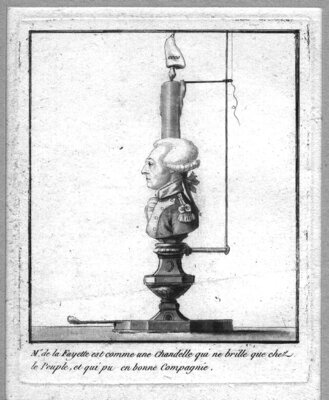Anti-Lafayette political cartoon