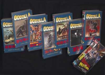 A Selection of Japanese Godzilla Films on Video