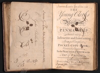 The Young Clerks Assistant, or, Penmanship Made Easy Instructive and Entertaining
