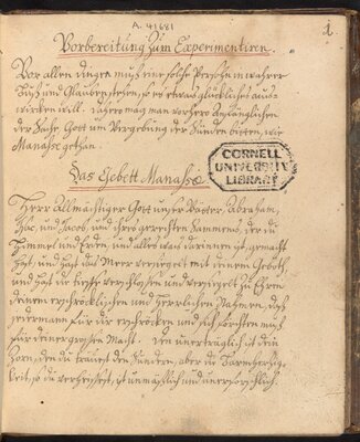 Experimentirbuch, illustrating sigils
