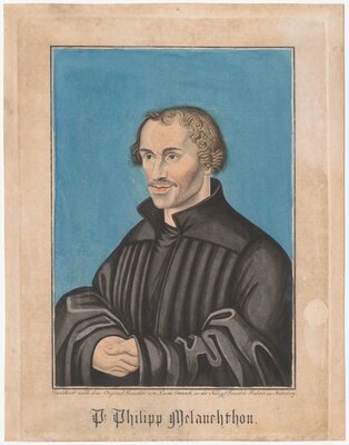 Portrait of Philip Melanchthon