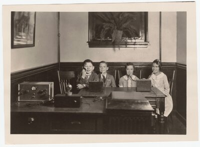 Children using Bedell’s assistive hearing devices