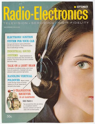 September cover of Radio Electronics magazine