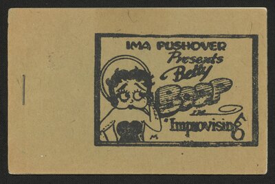 Ima Pushover presents: Betty Boop in "Improvising"