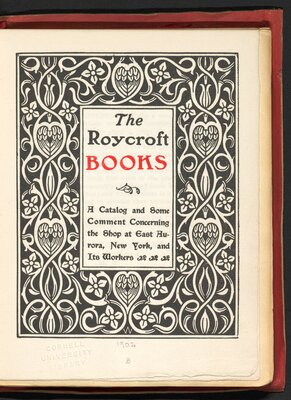The Roycroft Books