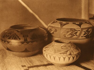"San Ildefonso [New Mexico] Pottery"