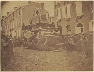 Lincoln's Funeral Hearse in Philadelphia