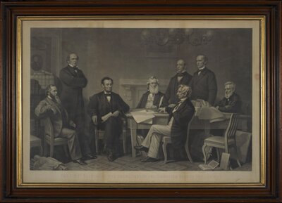 "First Reading of the Emancipation Proclamation of President Lincoln"