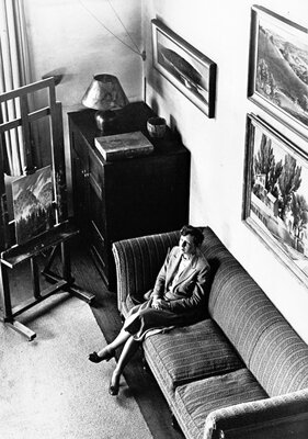 Alison Mason Kingsbury in her studio
