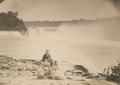 "Views of the Entire Falls with Yourself and Friends in the Foreground"
