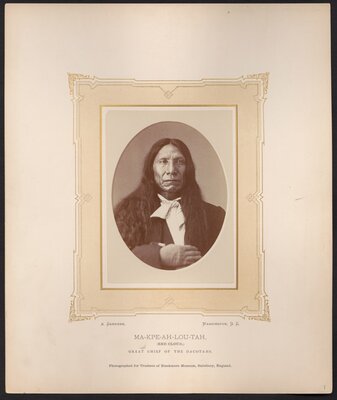 Maȟpíya Lúta (Red Cloud), Oglala Lakota Chief (Sioux)