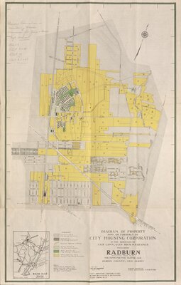Diagram of property now or formerly of City Housing Corporation... including Radburn