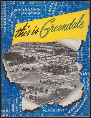 “This Is Greendale” cover; Five photographs of Greendale