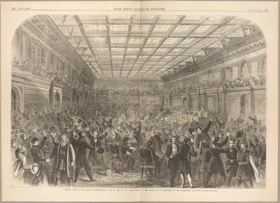“Exciting Scene in the House of Representatives..."