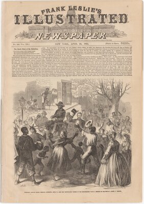 "“President Lincoln Riding Through Richmond..."