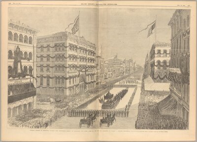 “Funeral honors to President Lincoln..."