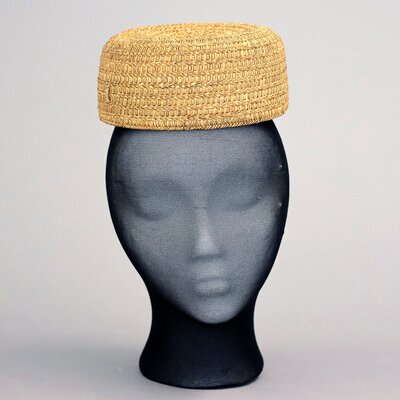 Apaca Woven Pillbox Hat