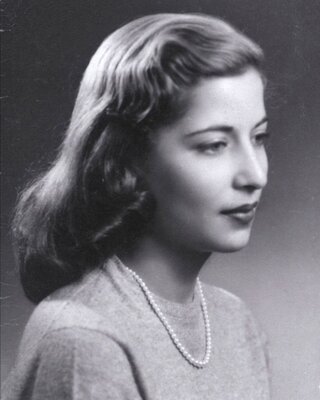 RBG senior class portrait, 1953 - 1954.
