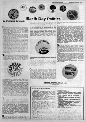 Earth Day Politics