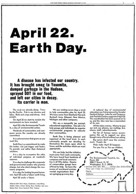 Earth Day Ad