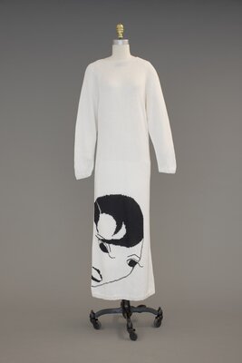 Josephine Baker knit dress designed by Eulanda Sanders, 1994