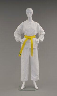 Martial Arts Gi worn by Terri Cvetan during Gay Games, 1994, New York, NY 