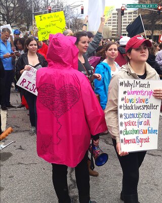Parka worn at the Women's March, 2017 