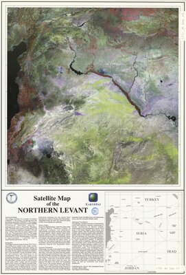 Satellite map of the Northern Levant