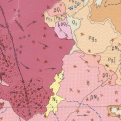 Detail Geological Map of Syria