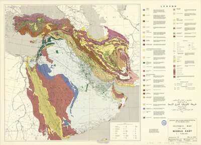  Tectonic Map of the Middle East