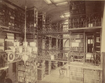 A. D. White Library in 1891