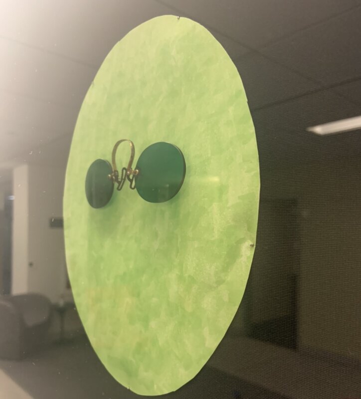 Green lens case